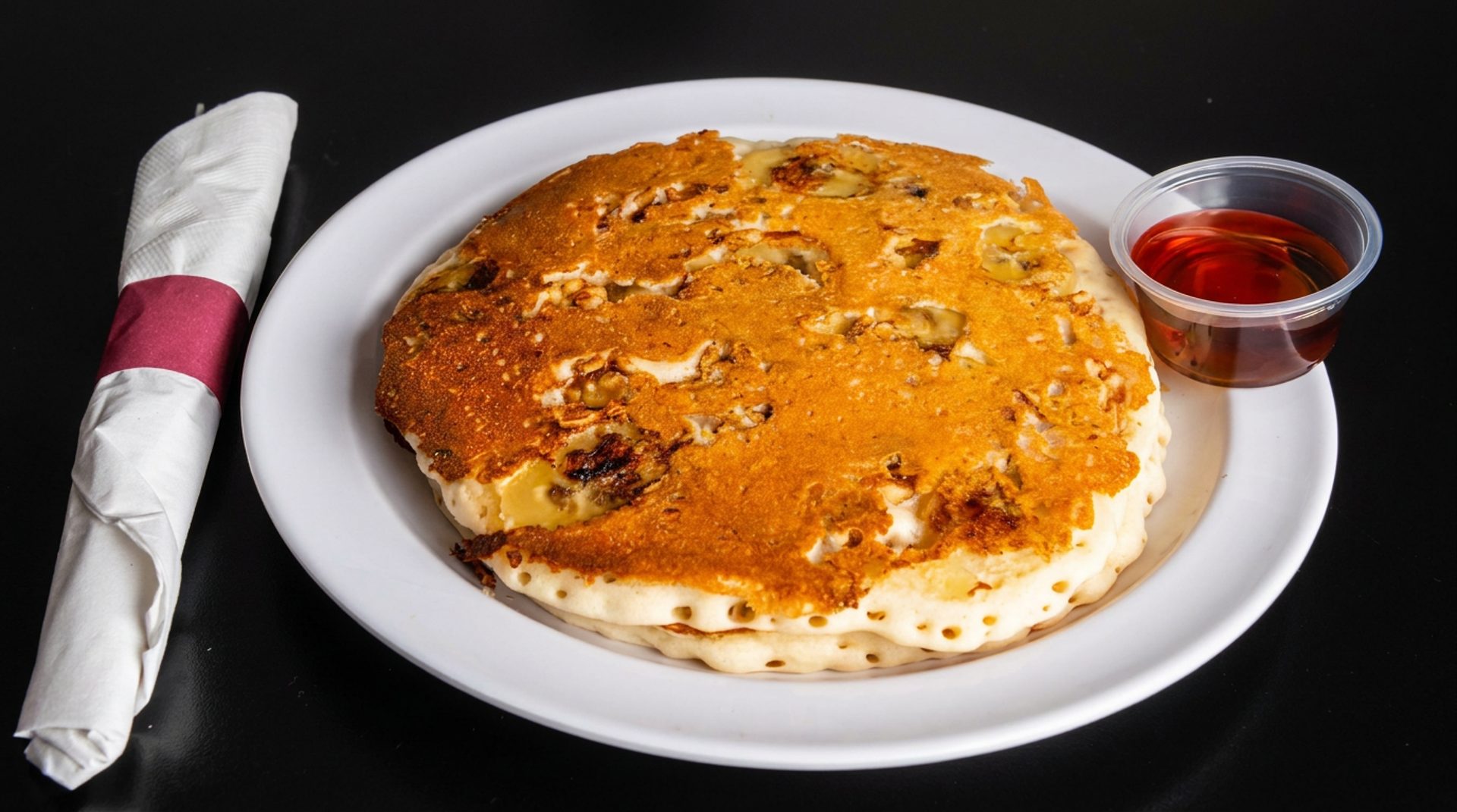 Banana walnut pancakes